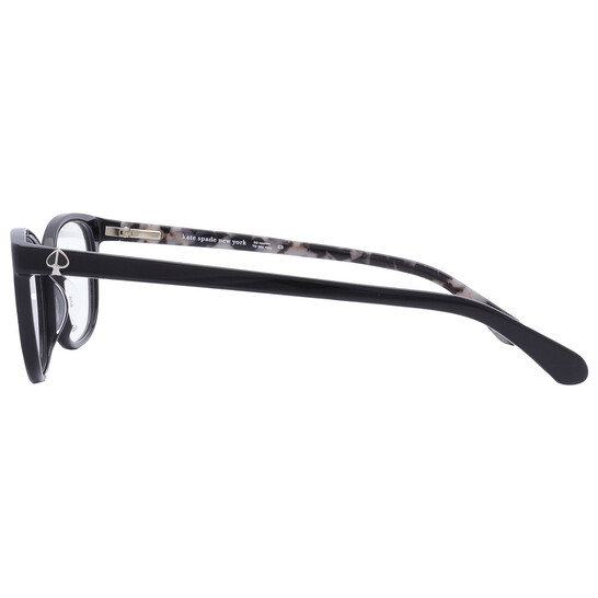 【Kate】 Kate Spade Regine Eyeglasses-0DH4 Black Aqua-52mm - Walmart.com