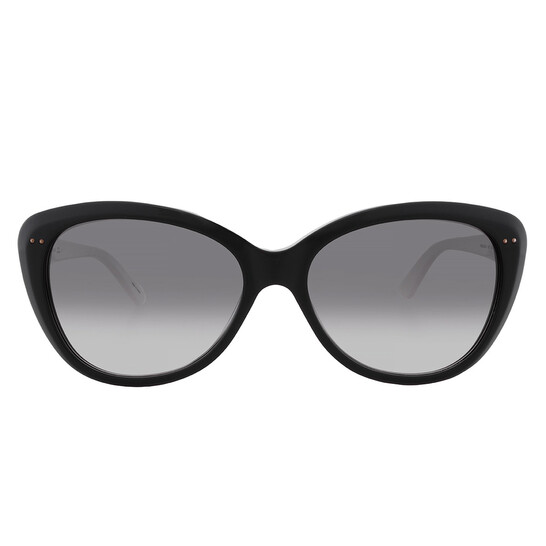 NWT KATE SPADE Gray Shaded Butterfly Ladies Sunglasses With Case kate spade new york Butterfly Sunglasses for Women for sale  main image 2