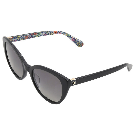 Kate Spade Polarized Grey Shaded Cat Eye Ladies Sunglasses 