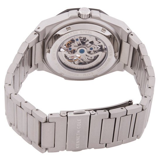 Kenneth Cole New York Automatic Skeleton Octagonal Men's