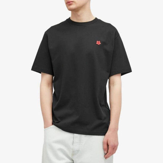 Kenzo Boke Flower Embroidered Cotton T-Shirt, Size Medium