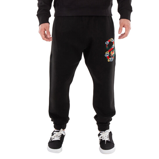 Kenzo Embroidered Dragon Jogging Pants, Size X-Large