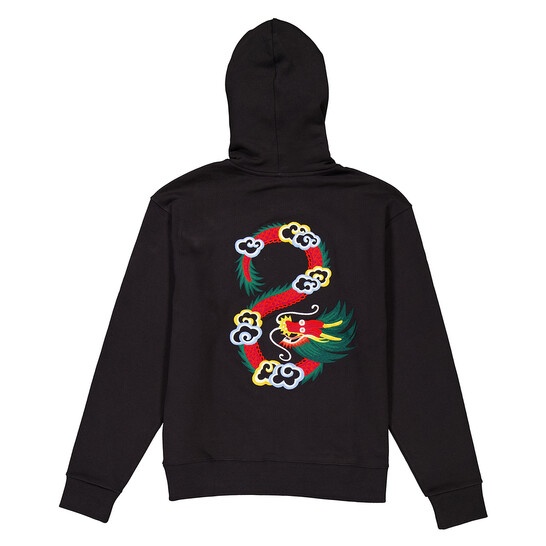 Kenzo Embroidered Dragon Long Sleeve Sweater, Size Small