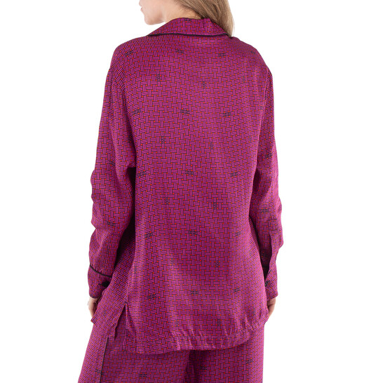 Kenzo Graphic-Print Long Sleeve Shirt, Brand Size 44 (US