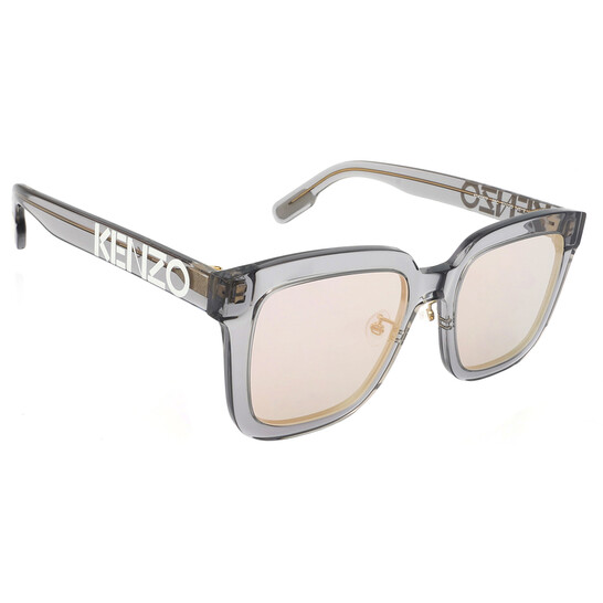 Kenzo Grey Square Unisex Sunglasses KZ40087F 8C 52 191875030923