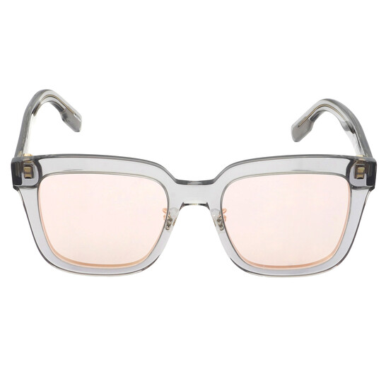 KANZA Kenzo Grey Square Unisex Sunglasses KZ40087F 8C 52 191875030923