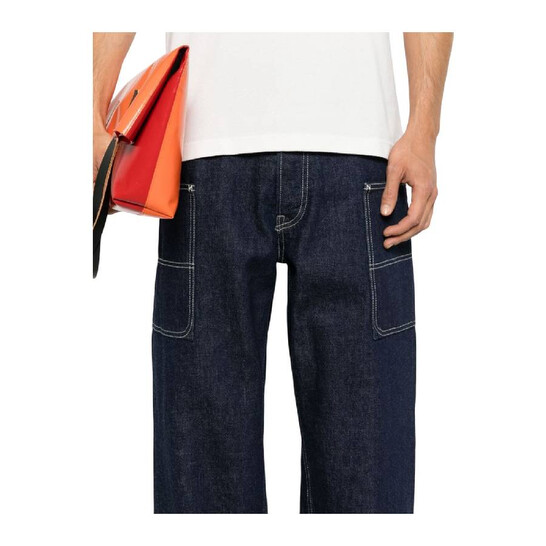 Kenzo logo patch デニムスカート KENZO デニムスカート ジャパニーズ デニム ショート スカート