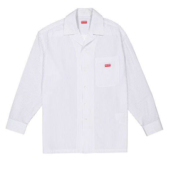 Kenzo Striped Long Sleeve Shirt, Size X-Large FE55CH5249LD