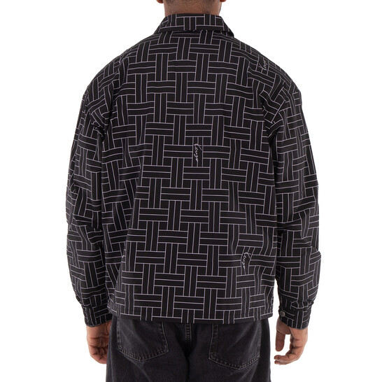 Kenzo Weave Print Long Sleeve Jacket, Size Medium FE65BL1639NJ.99