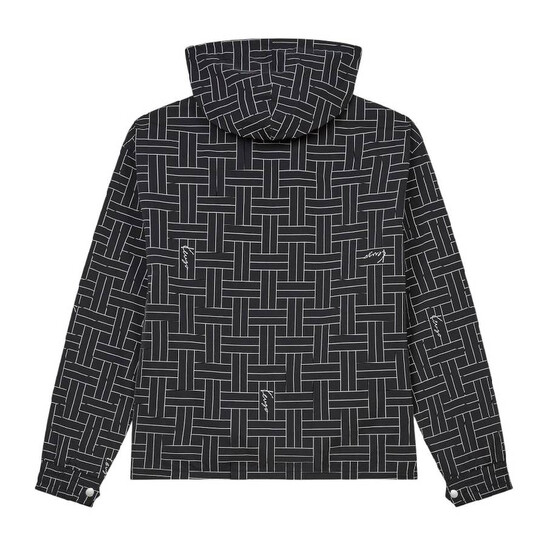 Kenzo Weave Print Long Sleeve Jacket, Size Medium FE65BL1639NJ.99