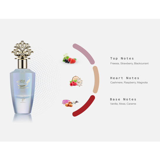 Khadlaj Ladies Nuha Vanilla Pearl EDP Spray 2.8 oz Fragrances