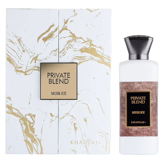 Khadlaj Unisex Private Blend Musk Ice Extrait de Parfum Spray 3.4