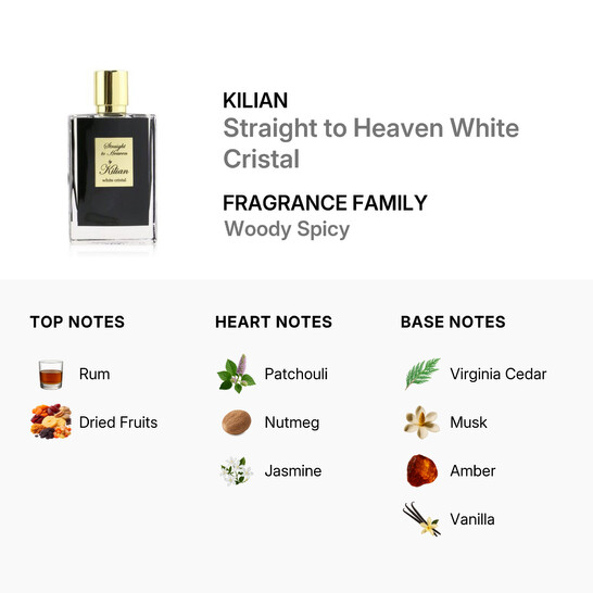 Kilian Unisex Straight to Heaven, white cristal EDP 1.7 oz