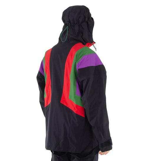 Kolor Beacon Colorblock Hooded Nylon Jacket, Brand Size 2