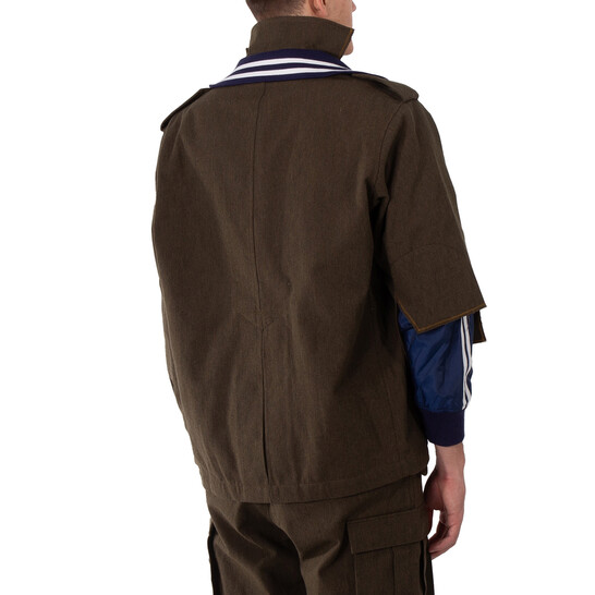 Kolor Beacon Men's Khaki Docking Jacket, Brand Size 2