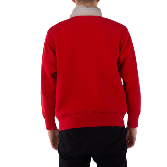 Kolor Beacon Men's Red Half Zip Pullover Sweatshirt, Brand Size 2