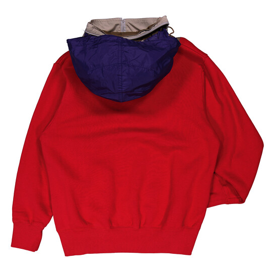 Kolor Beacon Men's Red Half Zip Pullover Sweatshirt, Brand Size 2