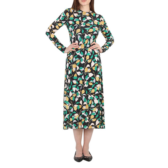 La Double J Ladies Orchard Jersey Long-Sleeve Drifter Swing Dress