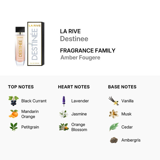 La Rive Destinee Eau De Parfum Spray 3 oz (90 ml) - 546x546 Image #2