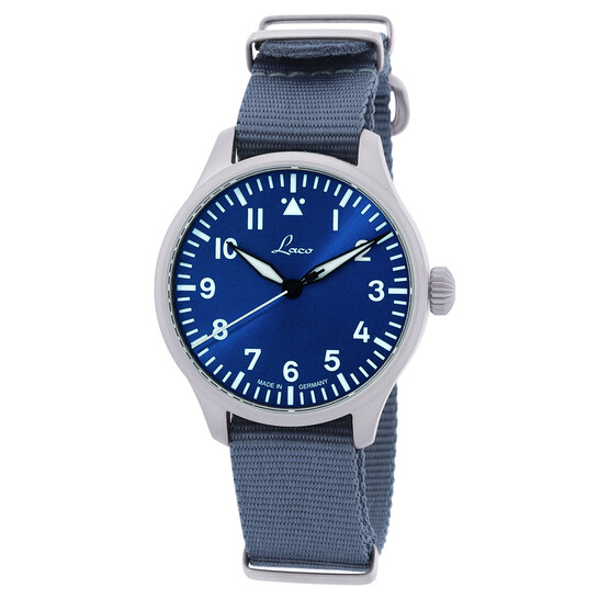 Laco Augsburg Blaue Stunde Automatic Blue Dial Men's Watch 862102