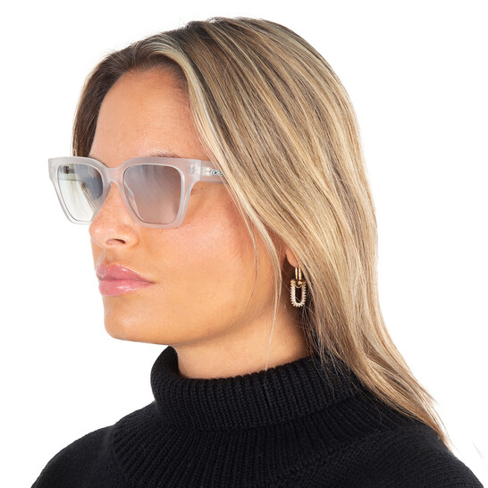 Lacoste Blue Rectangular Ladies Sunglasses L6002S 970 53  display picture 3