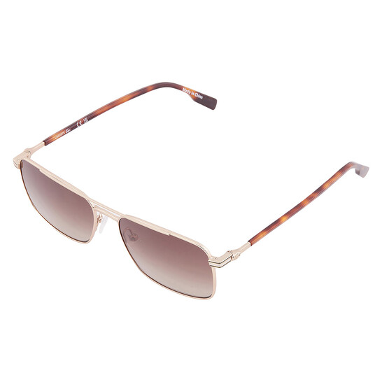 Lacoste Brown Gradient Navigator Men's Sunglasses L264S 710 58