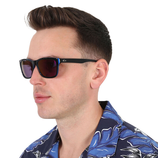 Lacoste Grey Square Unisex Sunglasses L683S 006 55 - 546x546 Image #2