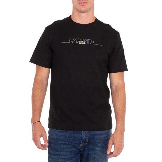 トップス everyone luxury cotton back logo l/s Lacoste Logo Embroidered Cotton T-Shirt, Brand Size 3 (Small