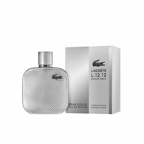 Lacoste Men's L.12.12 Silver Grey EDP Spray 3.4 oz Fragrances