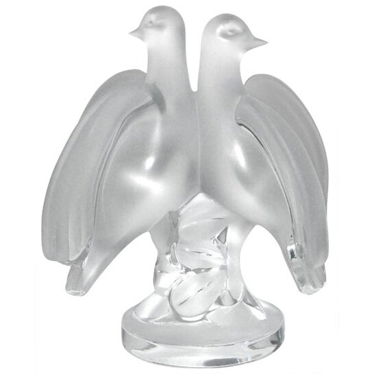 Lalique Crystal Ariane Doves Figurine 11638 - 546x546