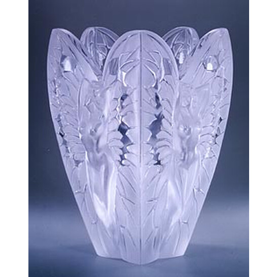 Lalique Crystal Chrysalide Vase 12546 - Crystals & Figurines