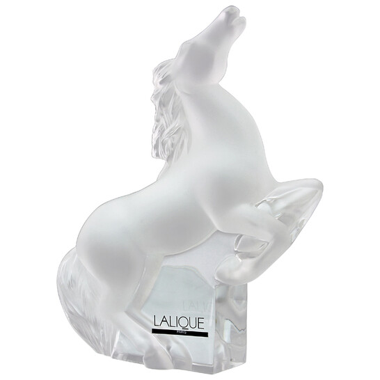 Lalique Crystal Esprit Clear Rearing Horse 12065 - 546x546