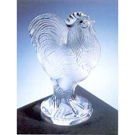 Lalique Crystal Wild Rooster Seal 10653 - 546x546