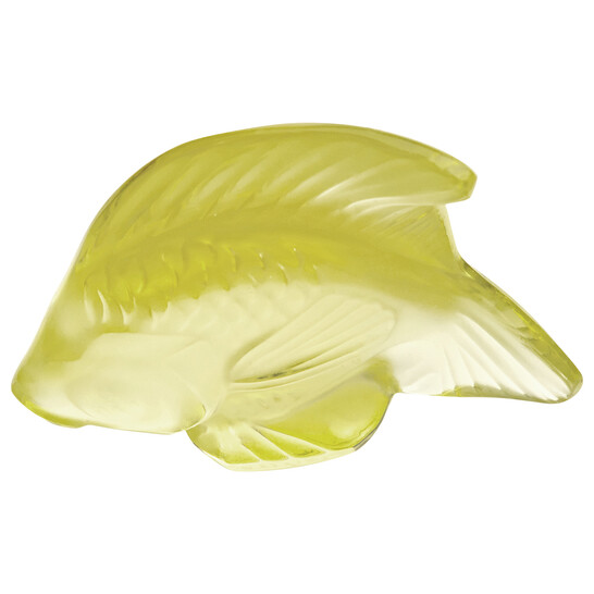 Lalique Figurine Yellow Seal Fish 3002400 - 546x546 Image #6
