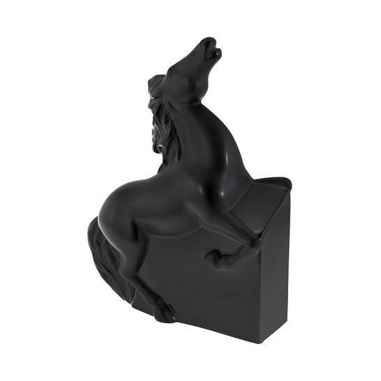 Lalique Kazak Horse Sculpture Black Figurine 10206400 - 546x546