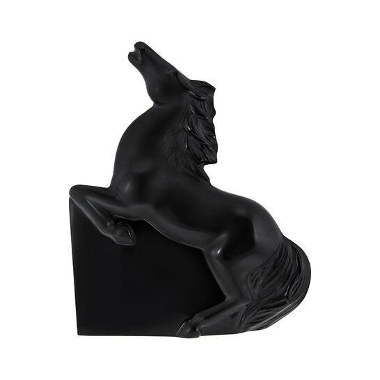 Lalique Kazak Horse Sculpture Black Figurine 10206400 - 546x546 Image #3