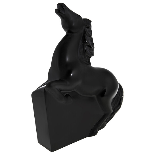 Lalique Kazak Horse Sculpture Black Figurine 10206400 - 546x546 Image #4