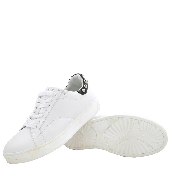 スニーカー LANVIN DDB0 SNEAKER WITH CONTRASTED EMBROIDERIES Lanvin DDB0 Leather Sneakers | White | FARFETCH