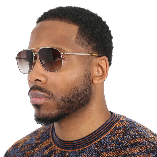 Lanvin Grey Gradient Pilot Unisex Sunglasses LNV110S 714 60  display picture 3