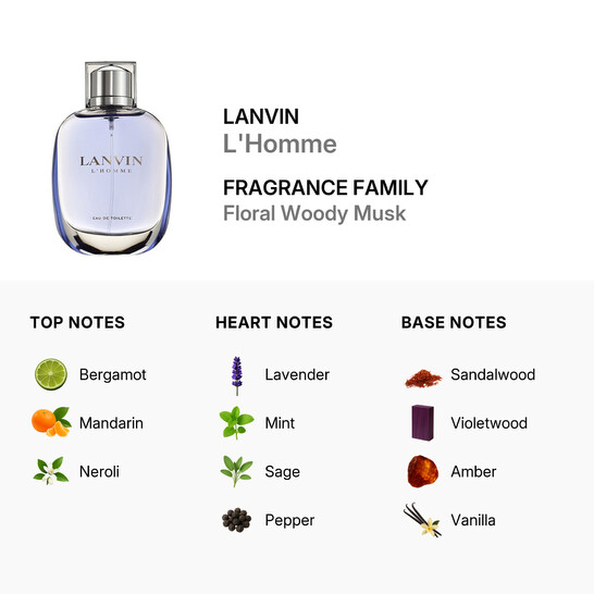 Lanvin Lhomme / Lanvin EDT Spray 3.4 oz (m) Lanvin Lhomme / Lanvin EDT Spray 3.4 oz (m) - 546x546 Image #3