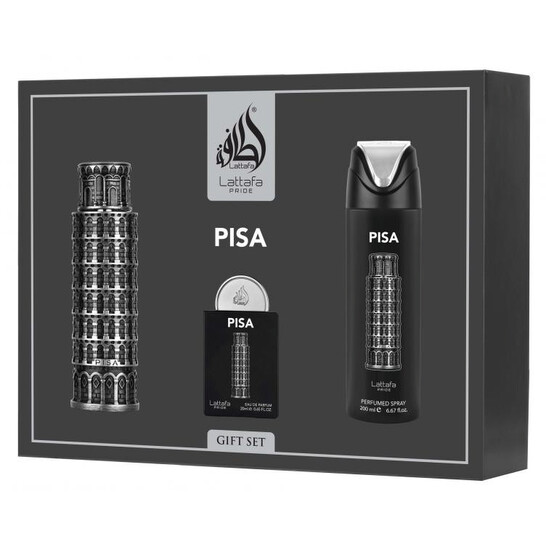 Lattafa Men's Pride Pisa Gift Set Fragrances 6290362347170