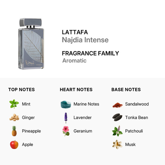 Lattafa Unisex Najdia Intense EDP Spray 3.4 oz Fragrances 6290360599458 Lattafa Unisex Najdia Intense EDP Spray 3.4 oz Fragrances 6290360599458 - 546x546 Image #3