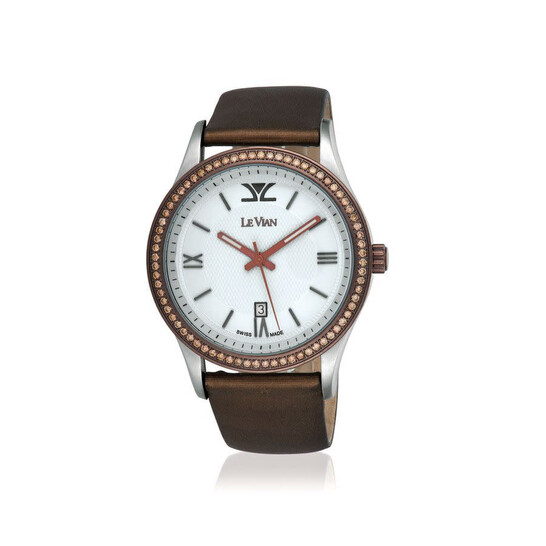 Le Vian Classico Quartz Diamond White Dial Ladies Watch LV876BRSV - 546x546