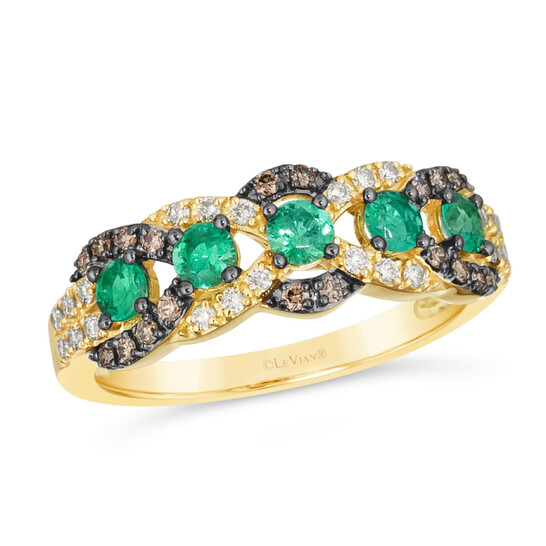 Le Vian Costa Smeralda Emeralds Ring set in 14K Honey Gold 881754