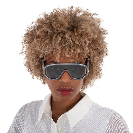 Loewe Blue Mirror Mask Unisex Sunglasses LW40108I 05X 140  display picture 1