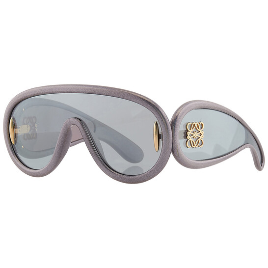 サングラス LOEWE SUNGLASSES (LW40108I00 01C) Loewe Paula's Ibiza LW40108I 01C with Silver Mirror