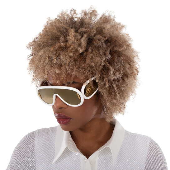 Loewe Brown Mirror Mask Unisex Sunglasses LW40108I 25G 140