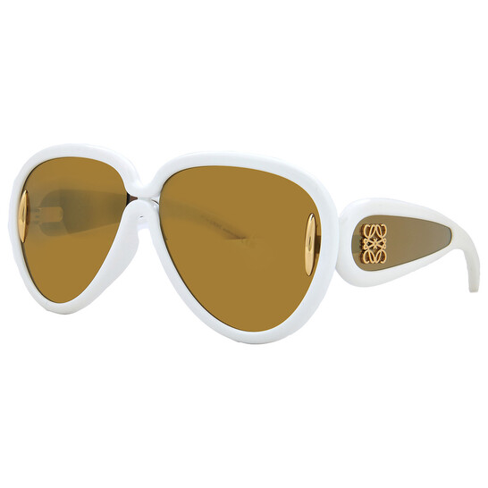 Loewe Brown Mirror Pilot Unisex Sunglasses LW40132I 25G 65