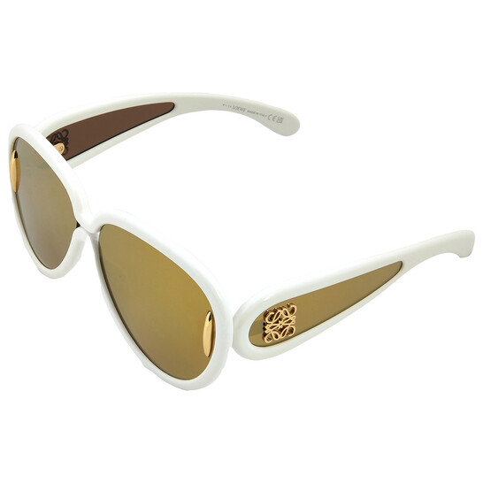 Loewe Brown Mirror Pilot Unisex Sunglasses LW40132I 25G 65