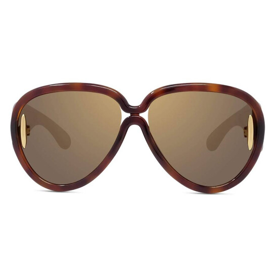 Loewe Brown Mirror Pilot Unisex Sunglasses LW40132I 52G 65  display picture 3